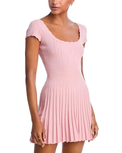 LoveShackFancy Pink Evaluna Dress