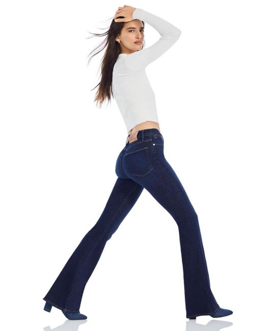 FRAME Le High High Rise Flare Jeans In Sutherland in Blue | Lyst Canada