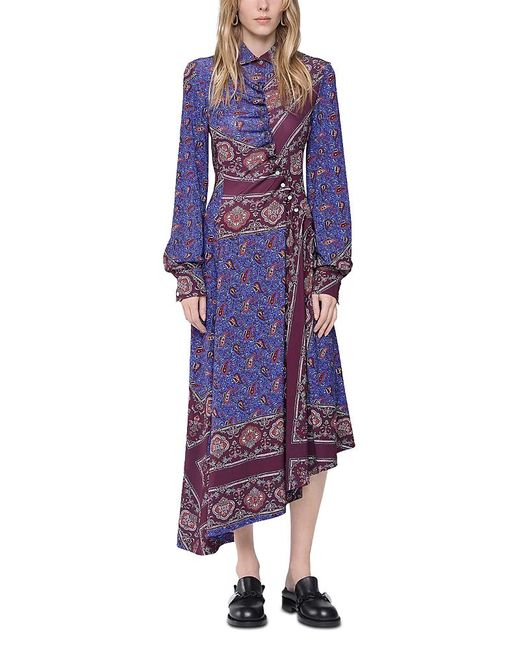 Rabanne Purple Long Dress