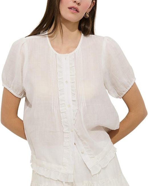 Alex Mill White Brittany Top