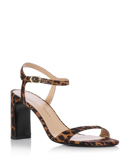 Stuart Weitzman Metallic Babette 85 Sandals