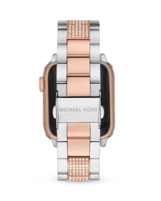 Michael Kors Pavé Two-tone Strap For Apple Watch® - Save 25% | Lyst
