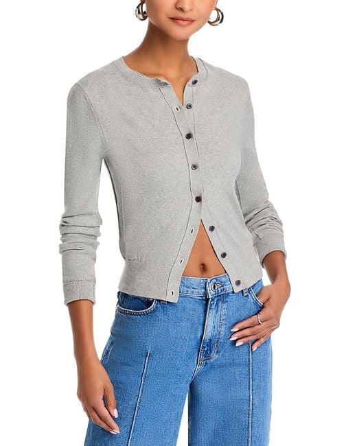 10 Crosby Derek Lam Gray Thibeaut Cardigan