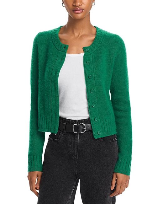 Re/done Green Cashmere Cardigan