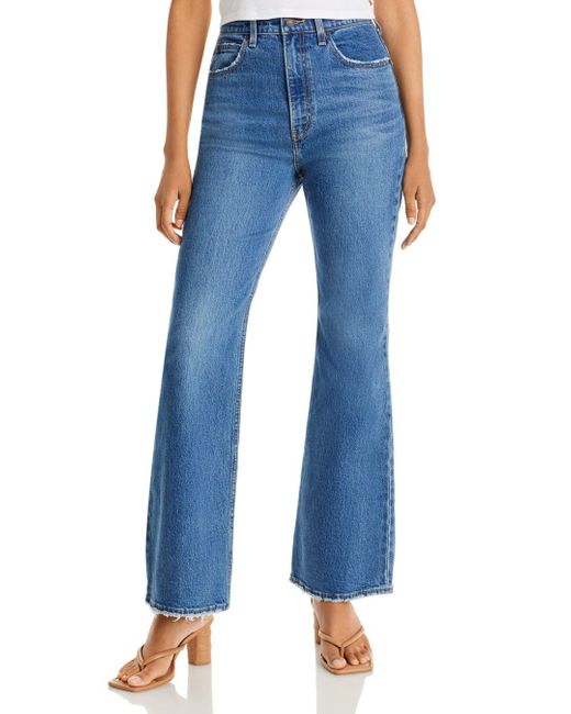 Levi's Denim 70s High Rise Flare Jeans In Sonoma in Blue | Lyst