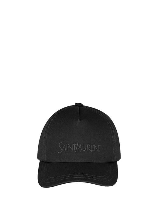 Saint Laurent Black Cap for men
