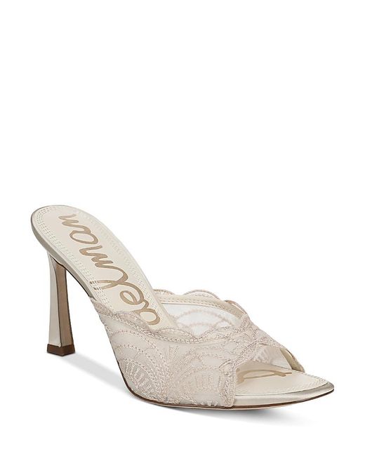 Sam Edelman White Iva Sandals