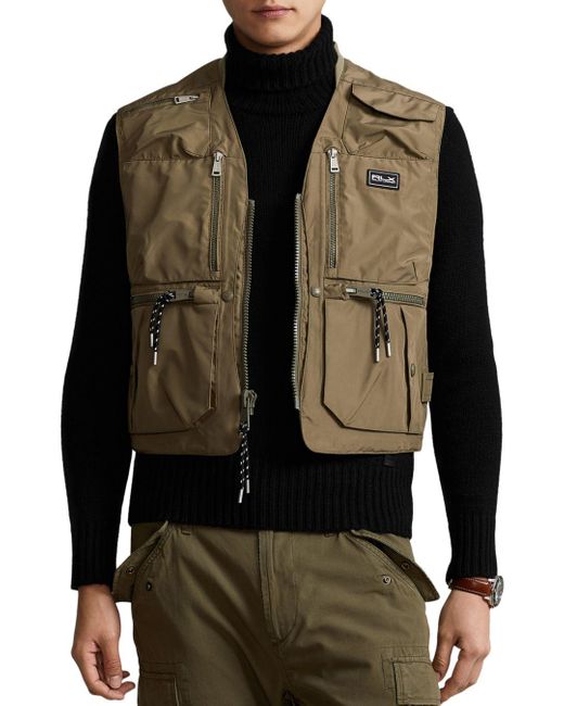 Polo Ralph Lauren Rubber Rlx Water Repellent Utility Vest for Men Lyst
