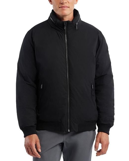 Hunter Black Albion Water Resistant Bomber Jacket for men
