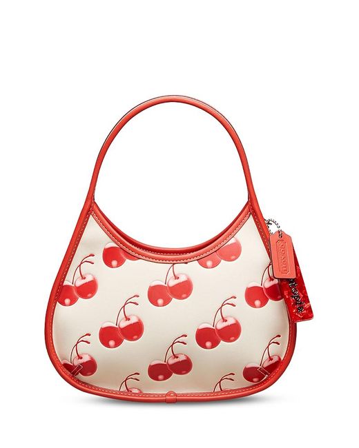 Coachtopia Red Cherry Print Ergo Bag