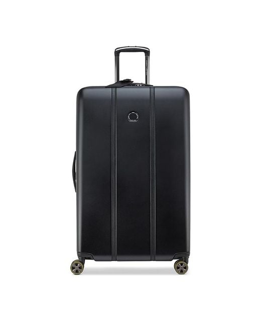 Delsey Paris Black Cadence Expandable Spinner Suitcase
