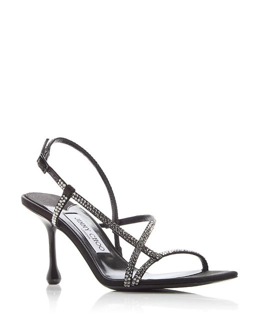 Jimmy Choo Metallic Etana 80 High Heel Sandals