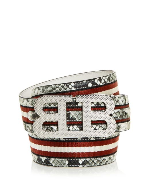 bally mirror belt