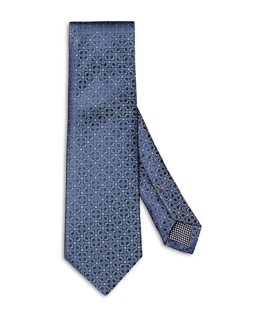 Eton of Sweden Blue Floral Silk Tie for men