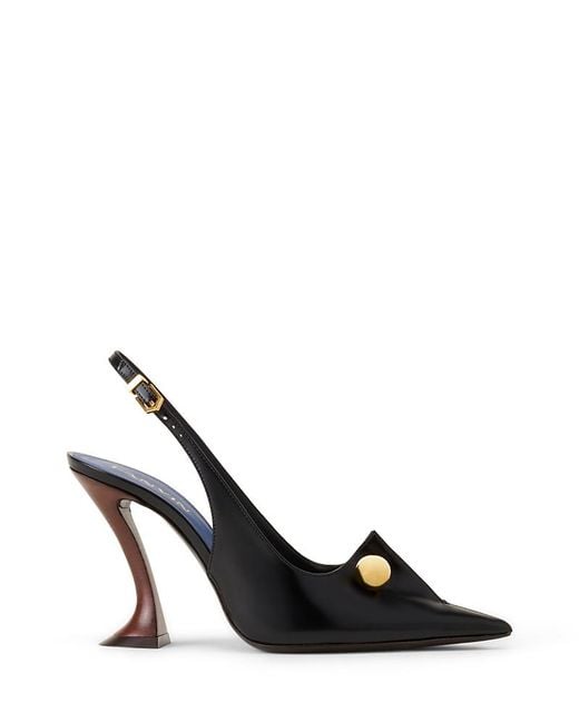 Lanvin Black Affinity Arch Slingback