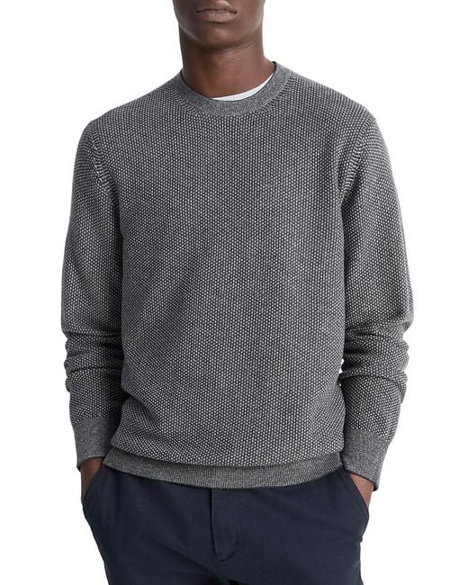 Vince Gray Geo Jacquard Sweater for men