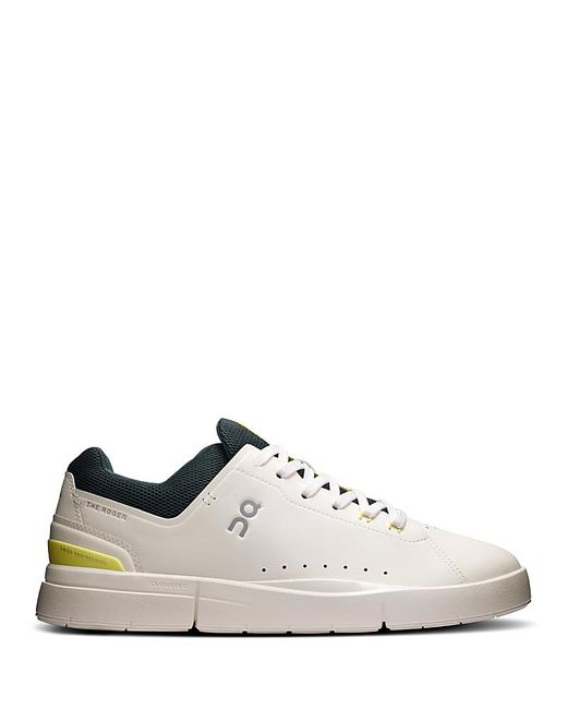 On Shoes White The Rodger Advantage Low Top Sneakers for men