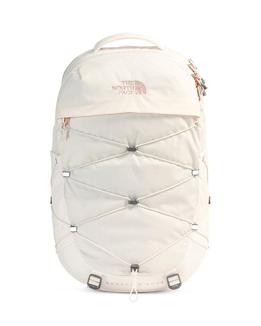 The North Face White Borealis Luxe Backpack