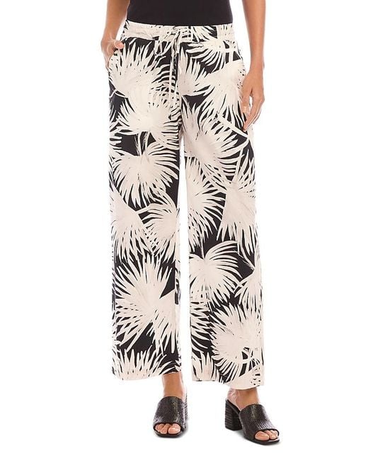 Karen Kane Multicolor Printed Drawstring Pants