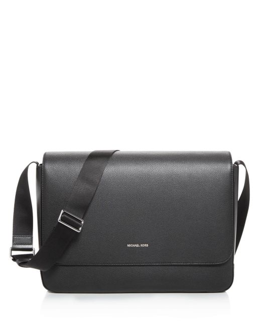 Michael Kors Mason Signature Messenger Bag in Black for Men Lyst