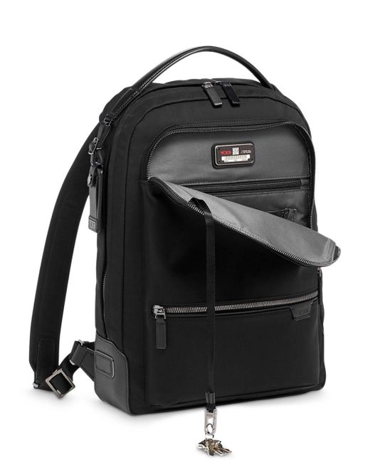 tumi black backpack