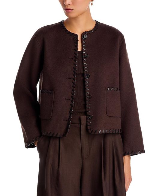 Rails Brown Melanie Whipstitch Jacket