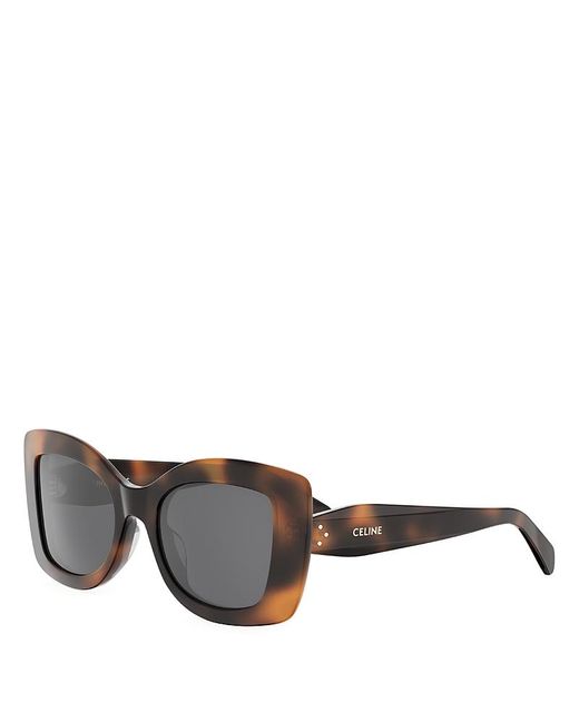 Céline Gray 3 Dots Geometric Sunglasses, 52Mm