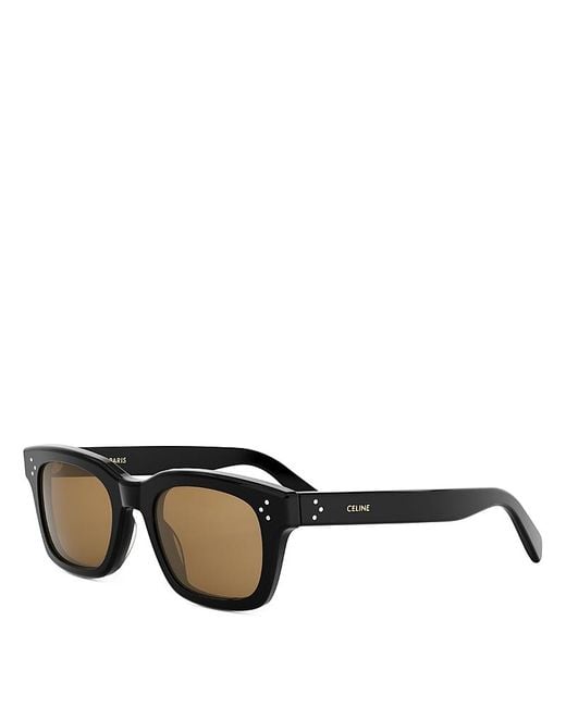 Céline Multicolor 3 Dots Geometric Sunglasses, 51Mm