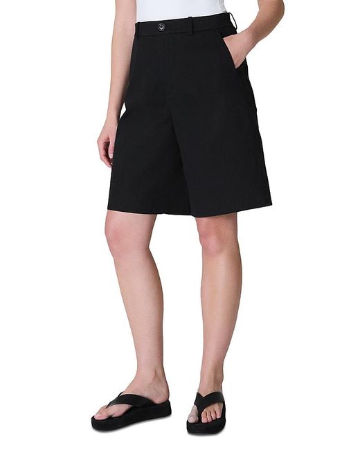 Spanx Black Stretch Twill Shorts