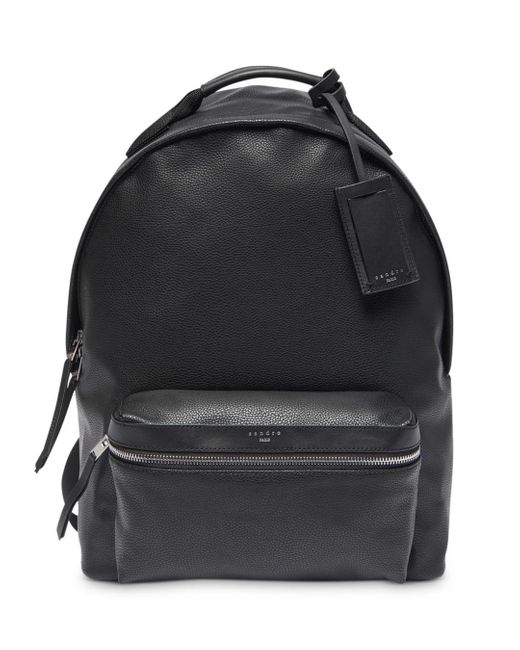 faux leather backpack mens