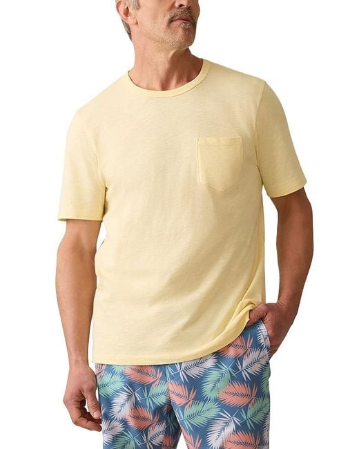 Faherty Brand Multicolor Sunwashed Tee for men