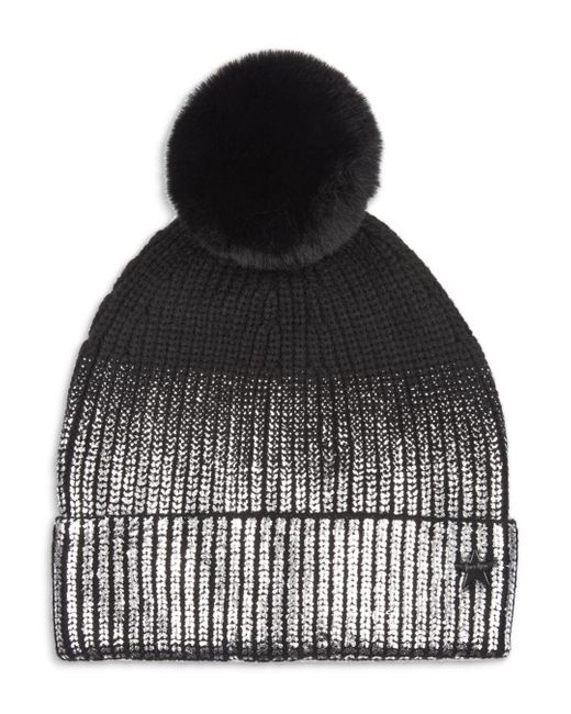 Jocelyn Fade Out Knit Hat in Silver/Black (Black) Lyst