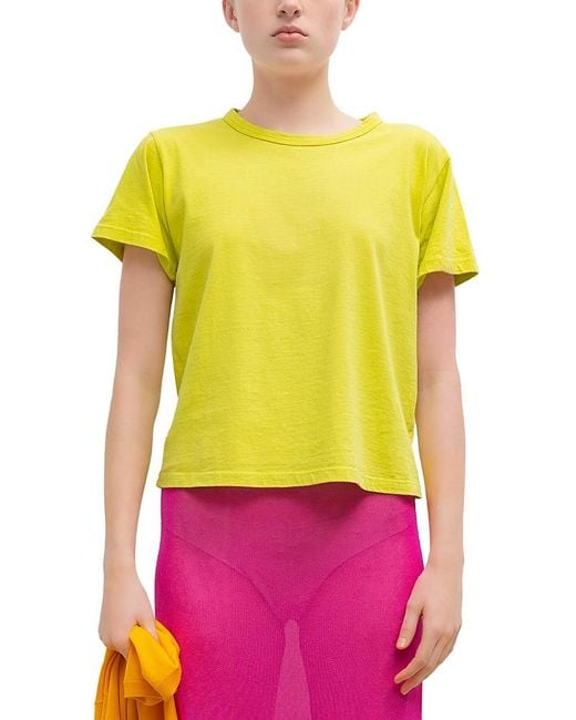 Leset Yellow Margo Tee
