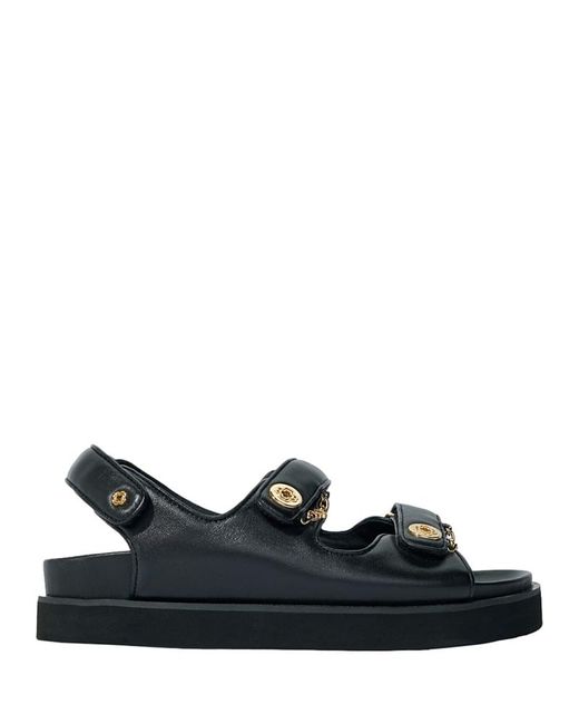 Maje Black Fardilona Strappy Slingback Sandals