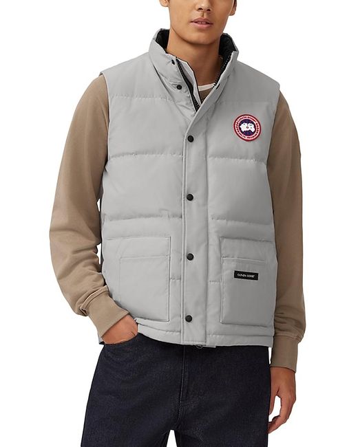 Canada Goose Gray Freestyle Crew Vest for men
