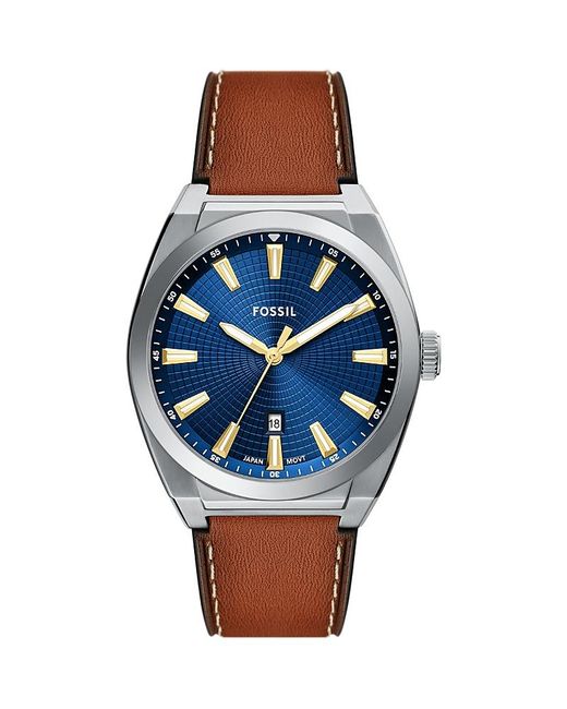 Fossil Blue Everett Watch, 42Mm for men