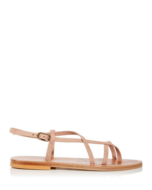 K. Jacques Muse Slingback Thong Sandals in Pink | Lyst