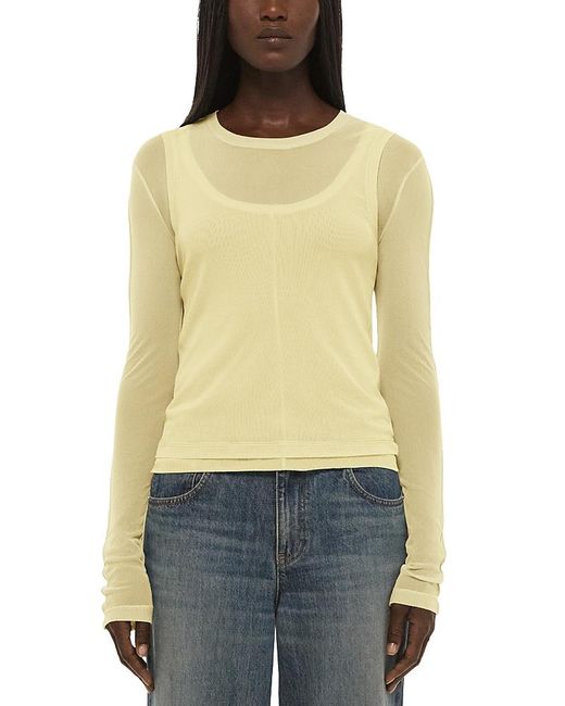 Helmut Lang Multicolor Mesh Layered Tee