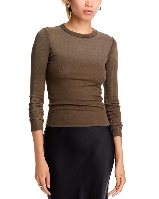 Cotton Citizen Brown Verona Crewneck Tee