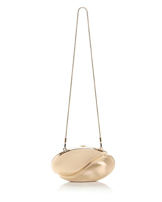 Jonathan Simkhai Natural Ameera Oval Clutch