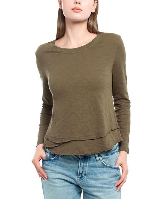 Wilt Green Clothing Long Sleeve Mock Layer Tee
