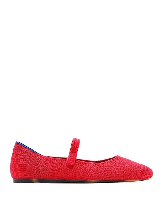 Rothy's Rothys The Square Mary Jane Flats in Red | Lyst