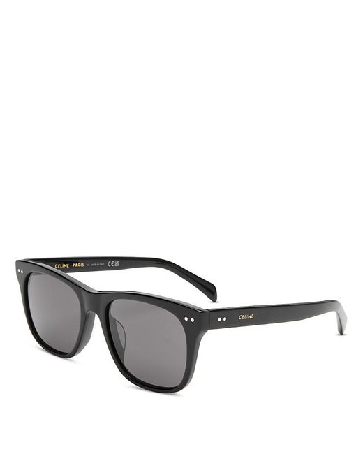 Céline Gray Square Sunglasses, 54Mm