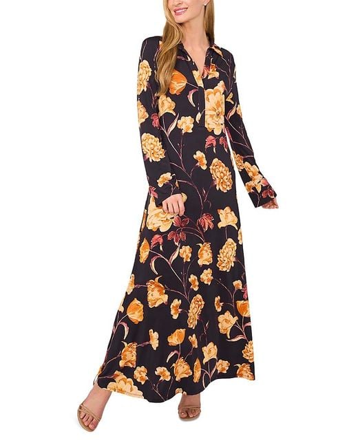 Ted Baker White Taria Polo Long Sleeve Maxi Dress