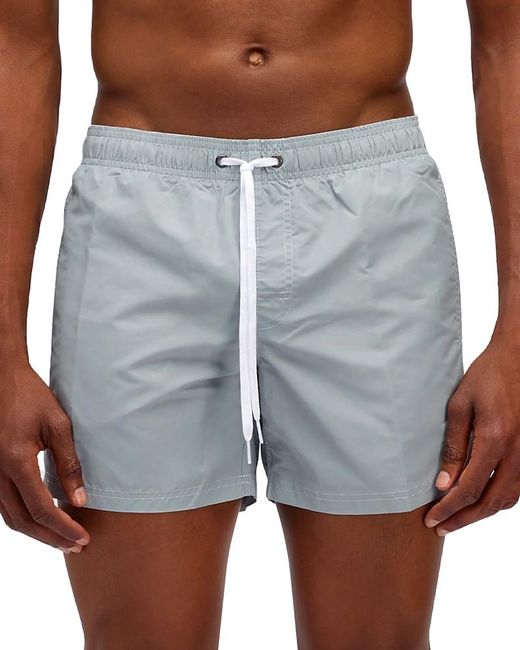 Sundek Blue Regular Fit 14 Board Shorts for men