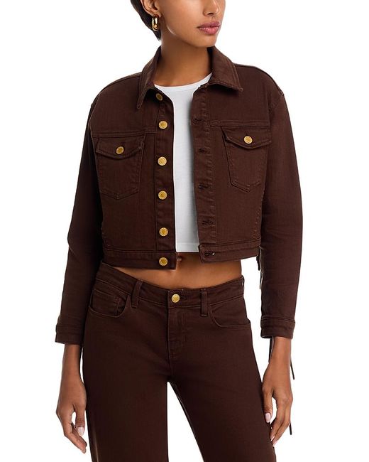 L'Agence Brown Koda Fringe Jacket
