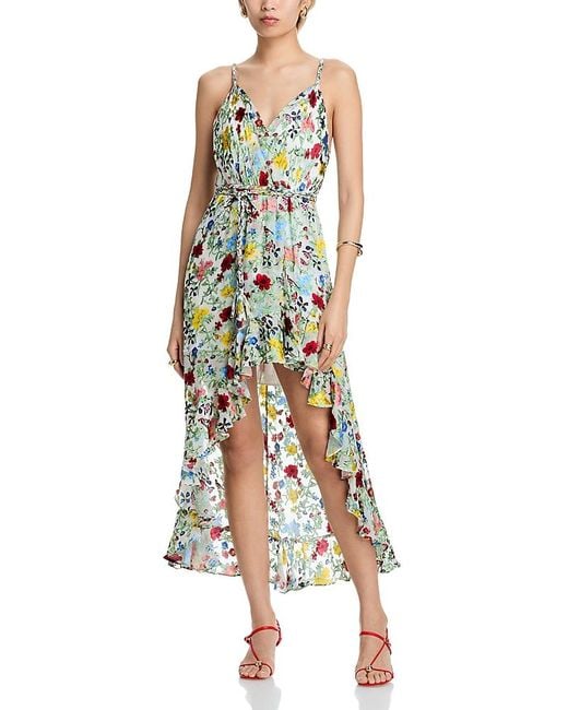 Alice+Olivia■ Tara High Low Midi Dress ■ドレス Alice + Olivia Tara High Low Midi Dress | Lyst