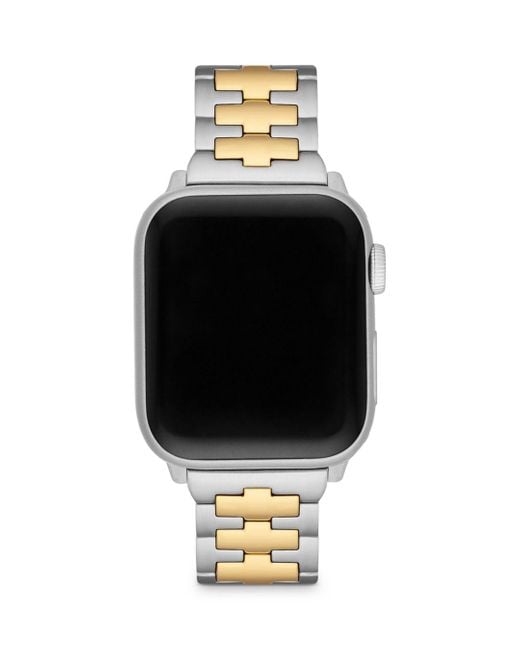 Tory Burch Reva Apple Watch® Band in Black | Lyst