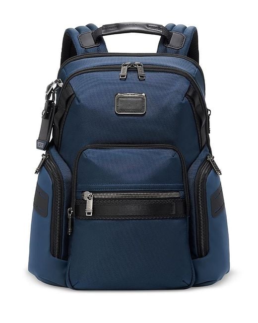 Tumi Blue Navigation Backpack for men