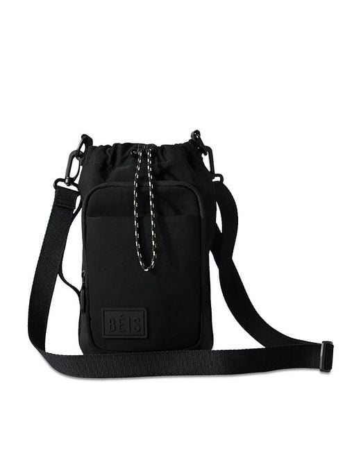 BEIS Black The Magnetic Water Bottle Sling Bag